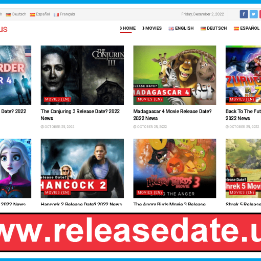 Release Date: A Movie News Blog