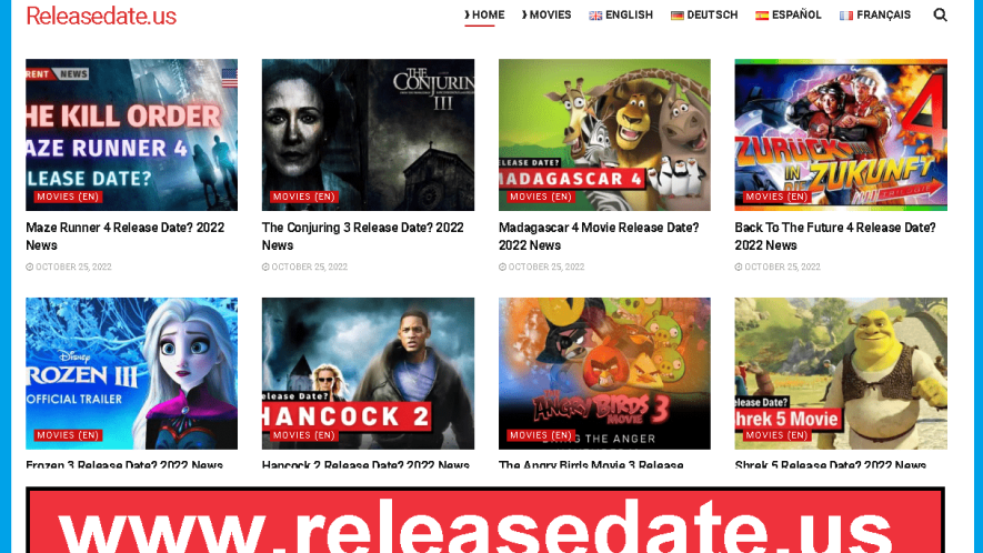 Release Date: A Movie News Blog